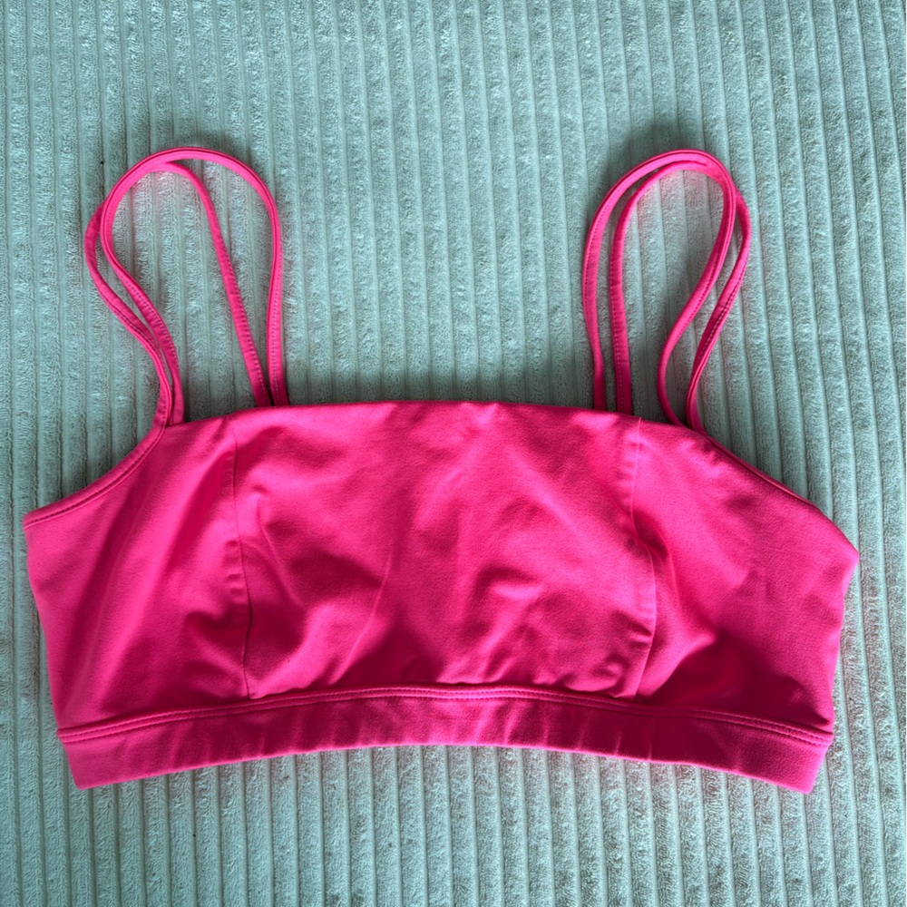Free People Hot Pink Sports Bra